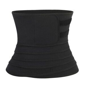 Faja Waist Trainer Tummy Wrap Black